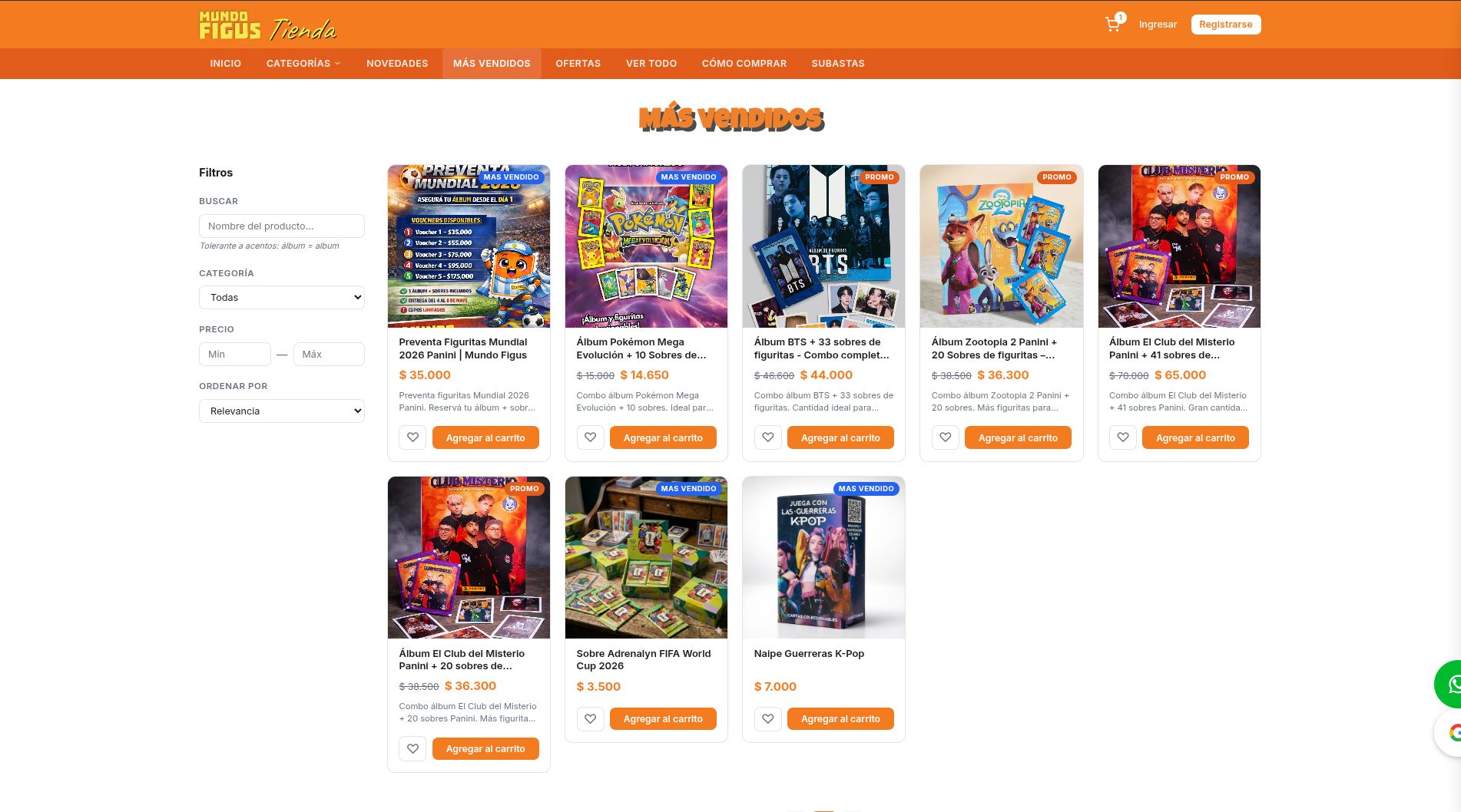 Mundo Figus Store screenshot 3